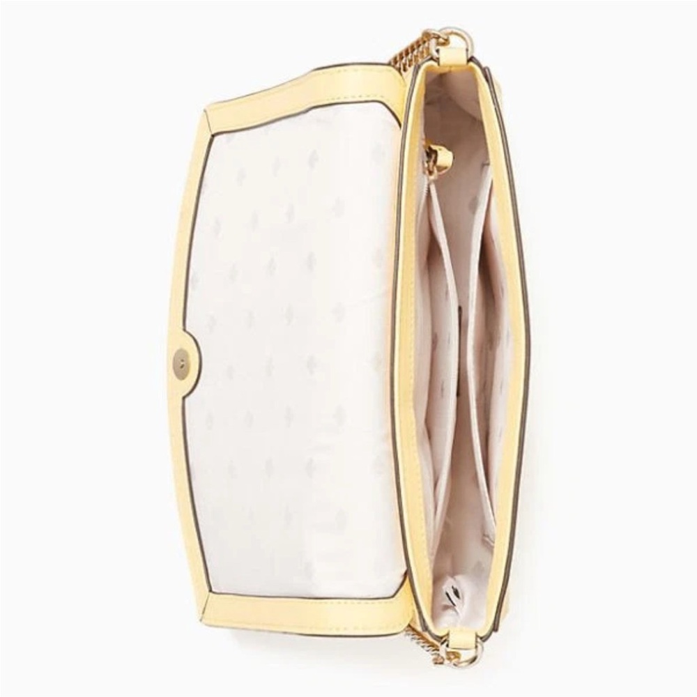 Kate Spade Laurel Way Greer Crossbody Bag in Daybreak/ Pale Yellow - Picture 4 of 12